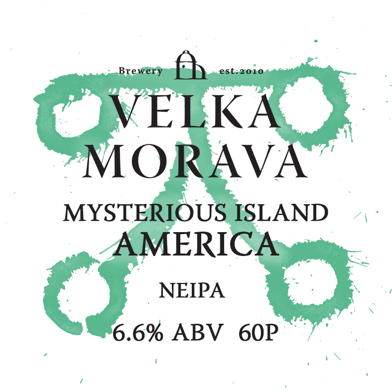 Mysterious Island America  NEIPA — 15.8P / 6.6% ABV / 70 IBU