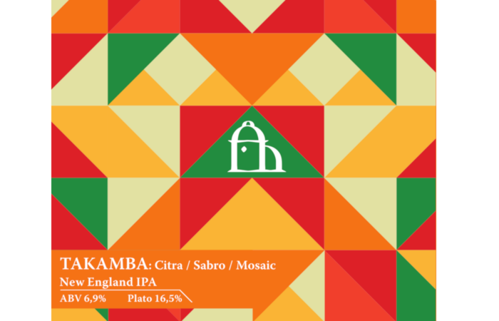 Takamba: Citra / Sabro / MosaicNew England IPA — 6.9% ABV / 16,5 P