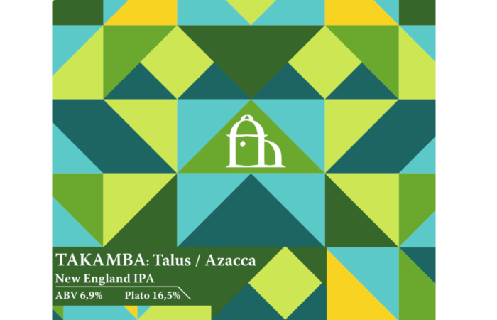 Takamba: Talus / AzaccaNew England IPA — 6.9% ABV / 16.5 P